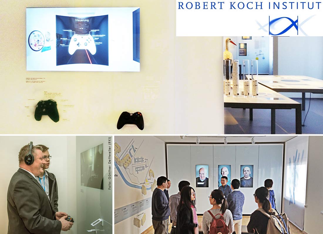 Virtual Reality von NewIP im RKI-Museum Virtual Reality von NewIP im RKI-Museum